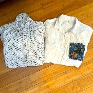 Men’s short sleeve button down shirt